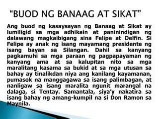 banaag at sikat|banaag at sikat buod.
